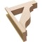 Ekena Millwork 5 1/2-in W x 18-in D x 22-in H Funston Block Rough Cedar Woodgrain TimberThane Outlooker, Primed Tan OUTUR055X18X22FST44RCPR - alternate 2